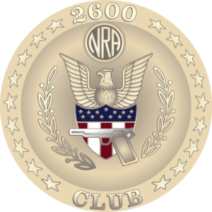 2600 Club Precision Pistol Badge Decal