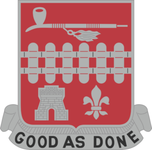 107th Engineer Battalion DUI Decal